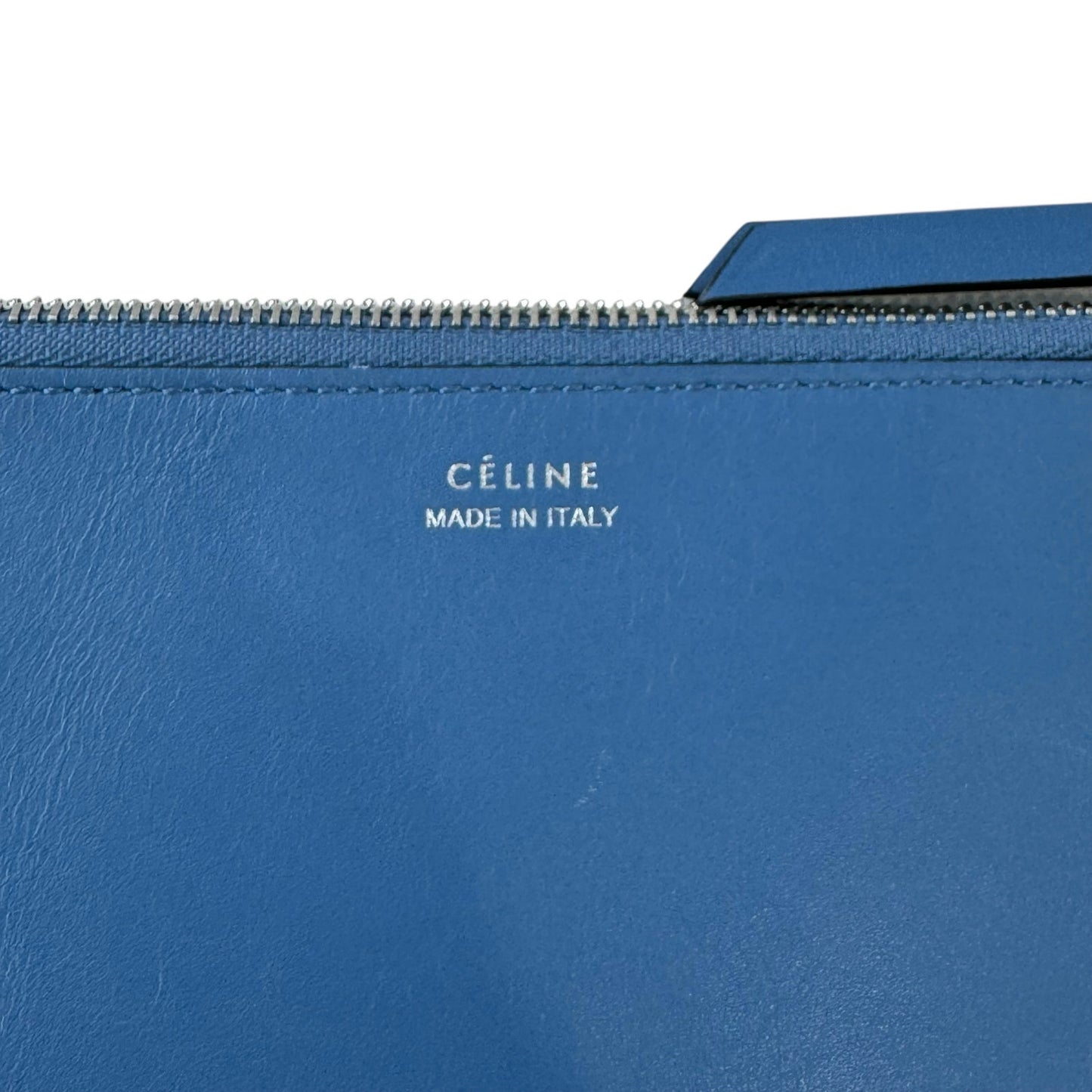 Celine Twisted Cabas Leather Tote Bag