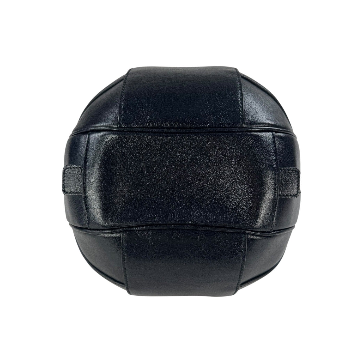 Gucci Leather Basketball Handbag