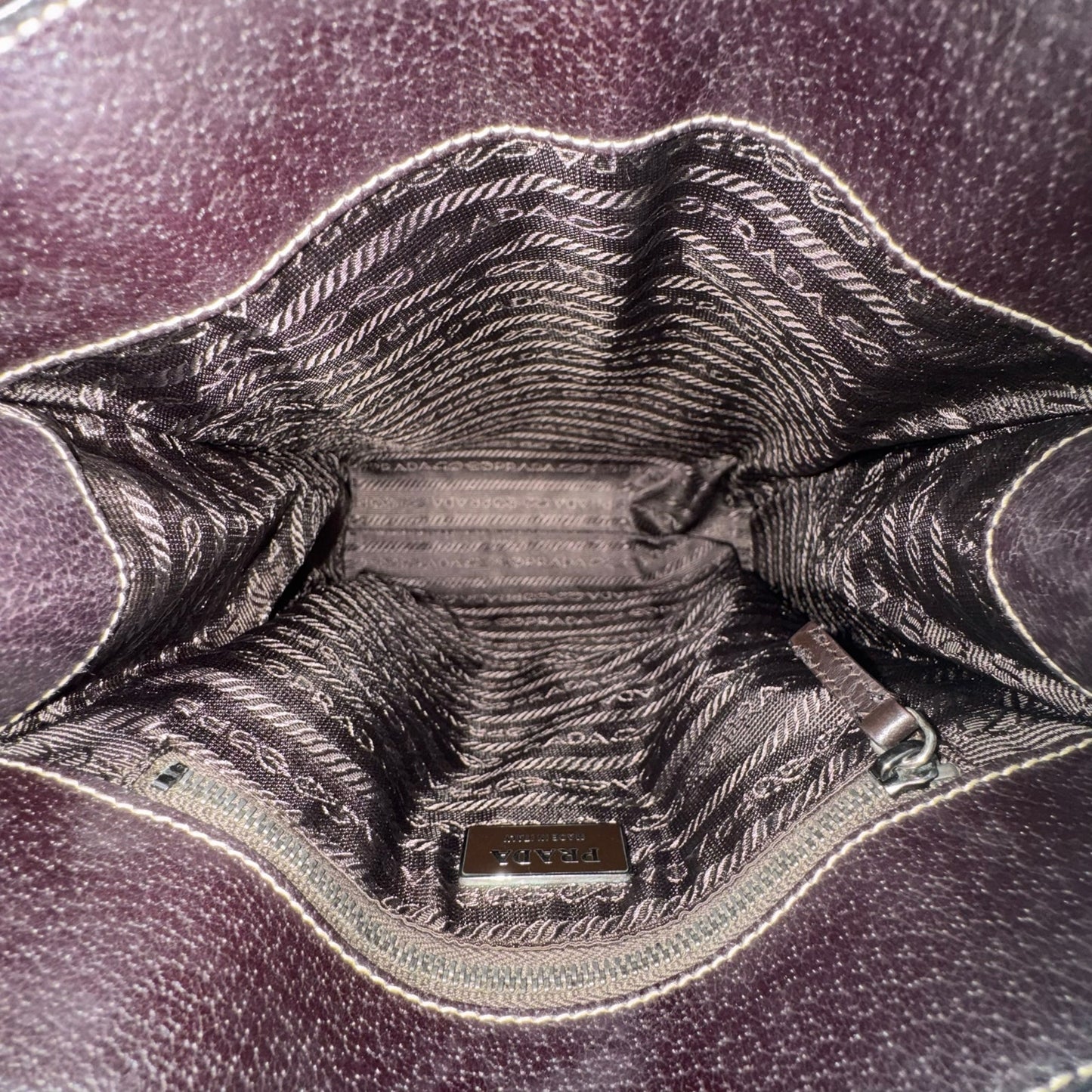 Prada Vintage Leather Tote Bag