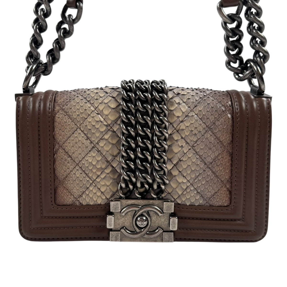 Chanel Python Small Boy Bag