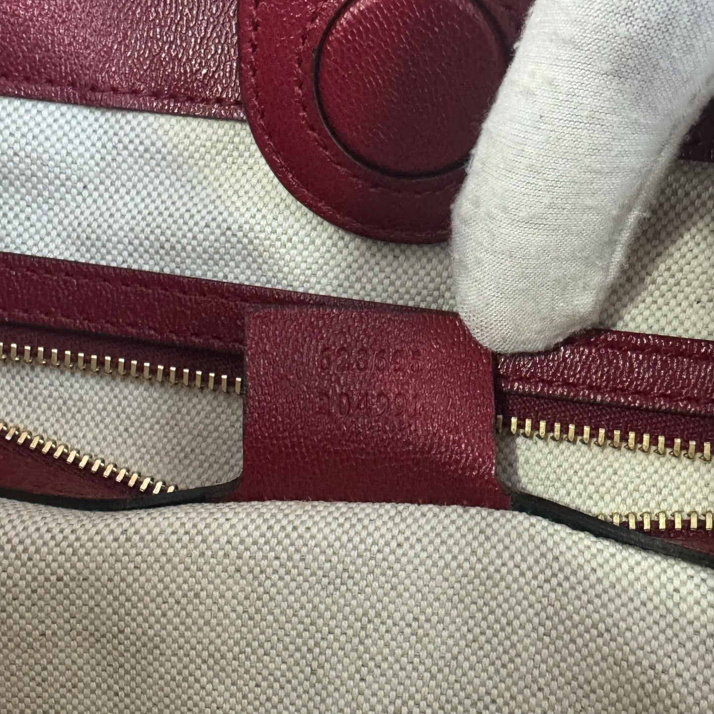Gucci Horsebit Leather Two Way Bag