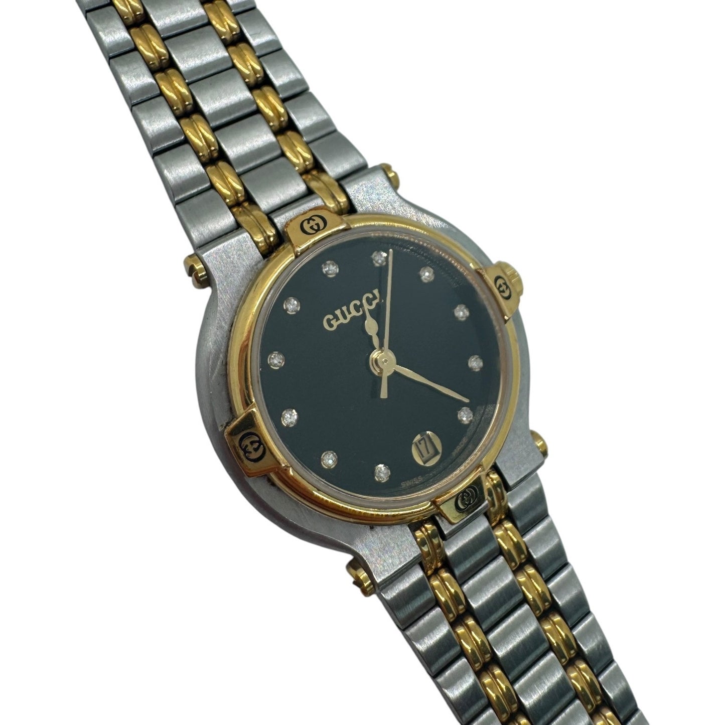Gucci Vintage 9000L Diamond Watch