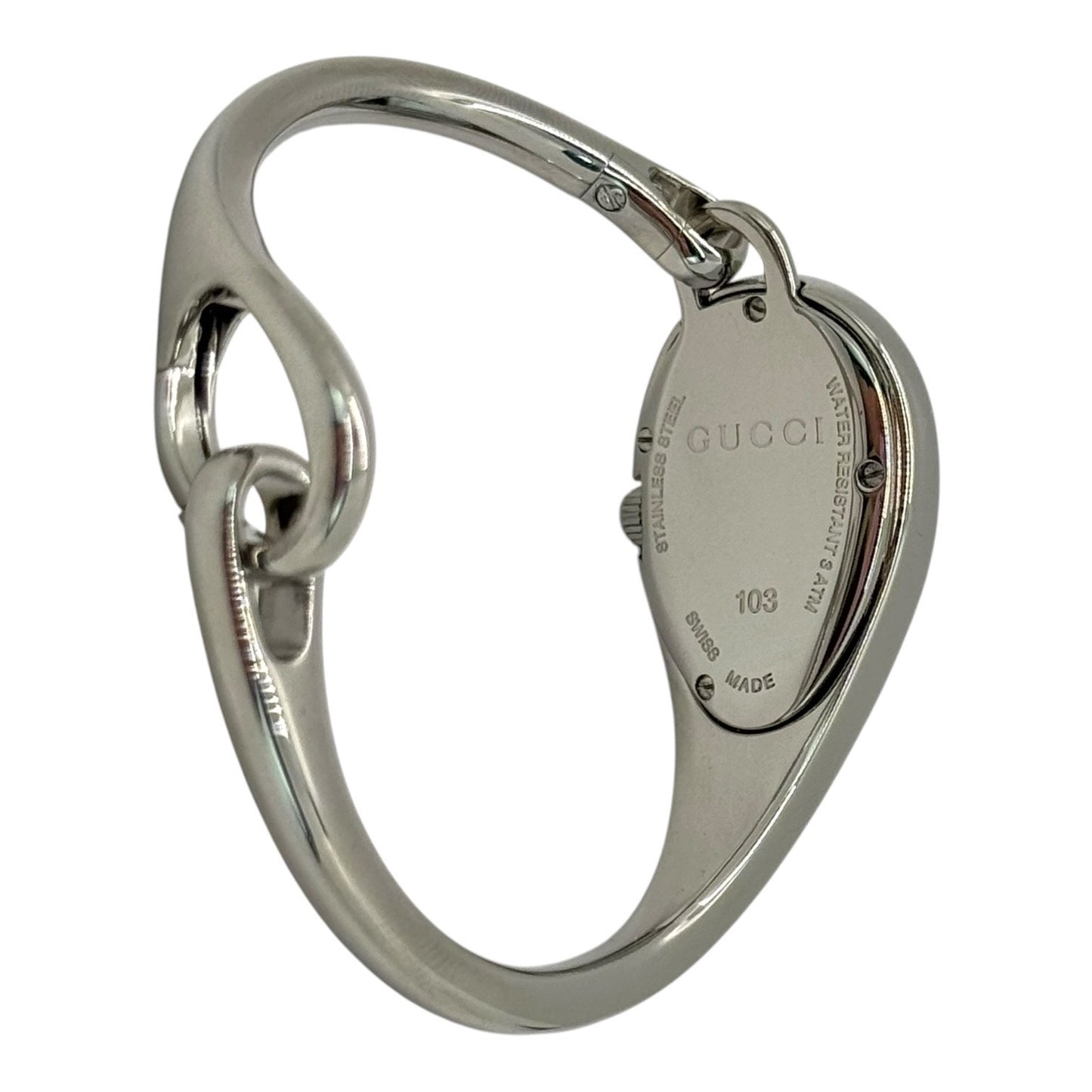 Gucci Horsebit Diamond Star Bangle Watch