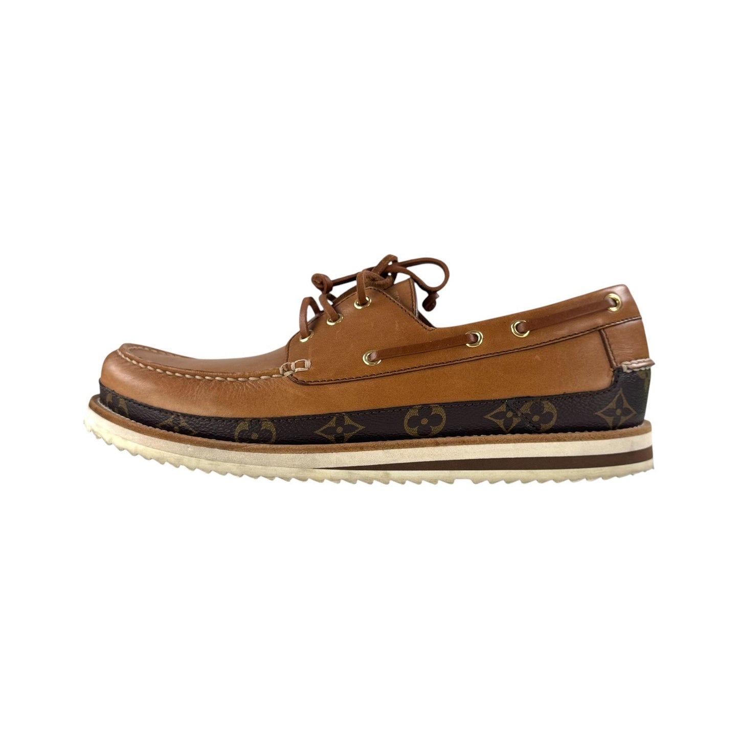 Louis Vuitton Leather Summerland Boat Shoes