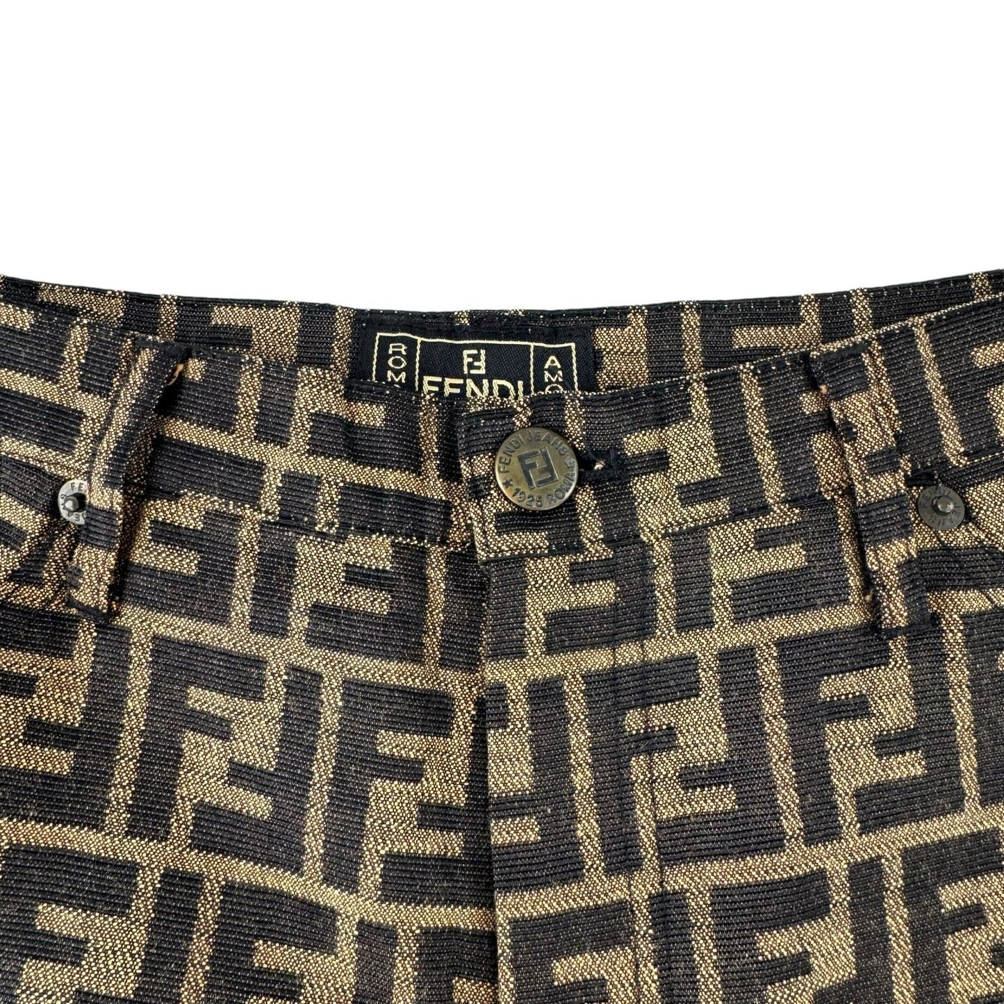 Fendi Vintage Zucca Print Pant