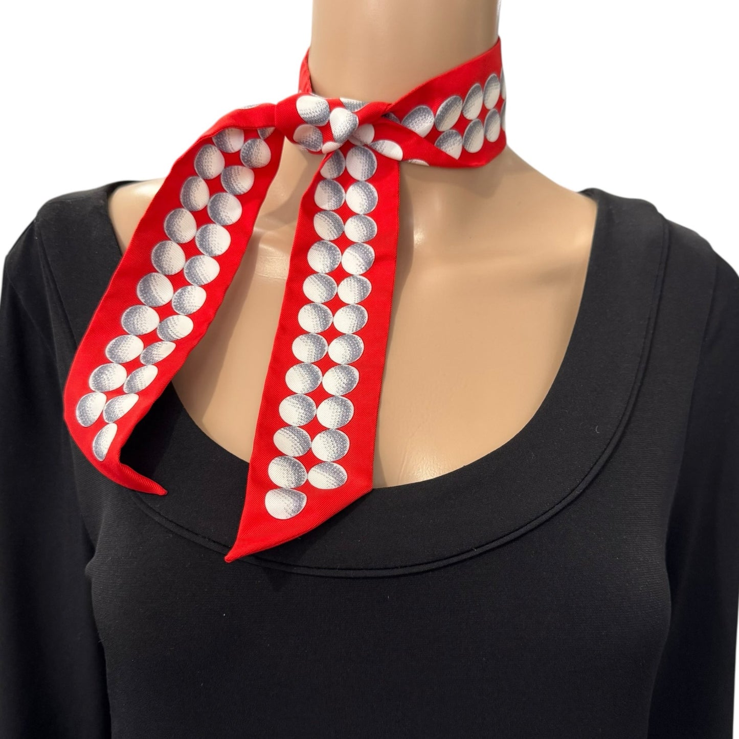 Hermes Golf Ball Silk Twilly