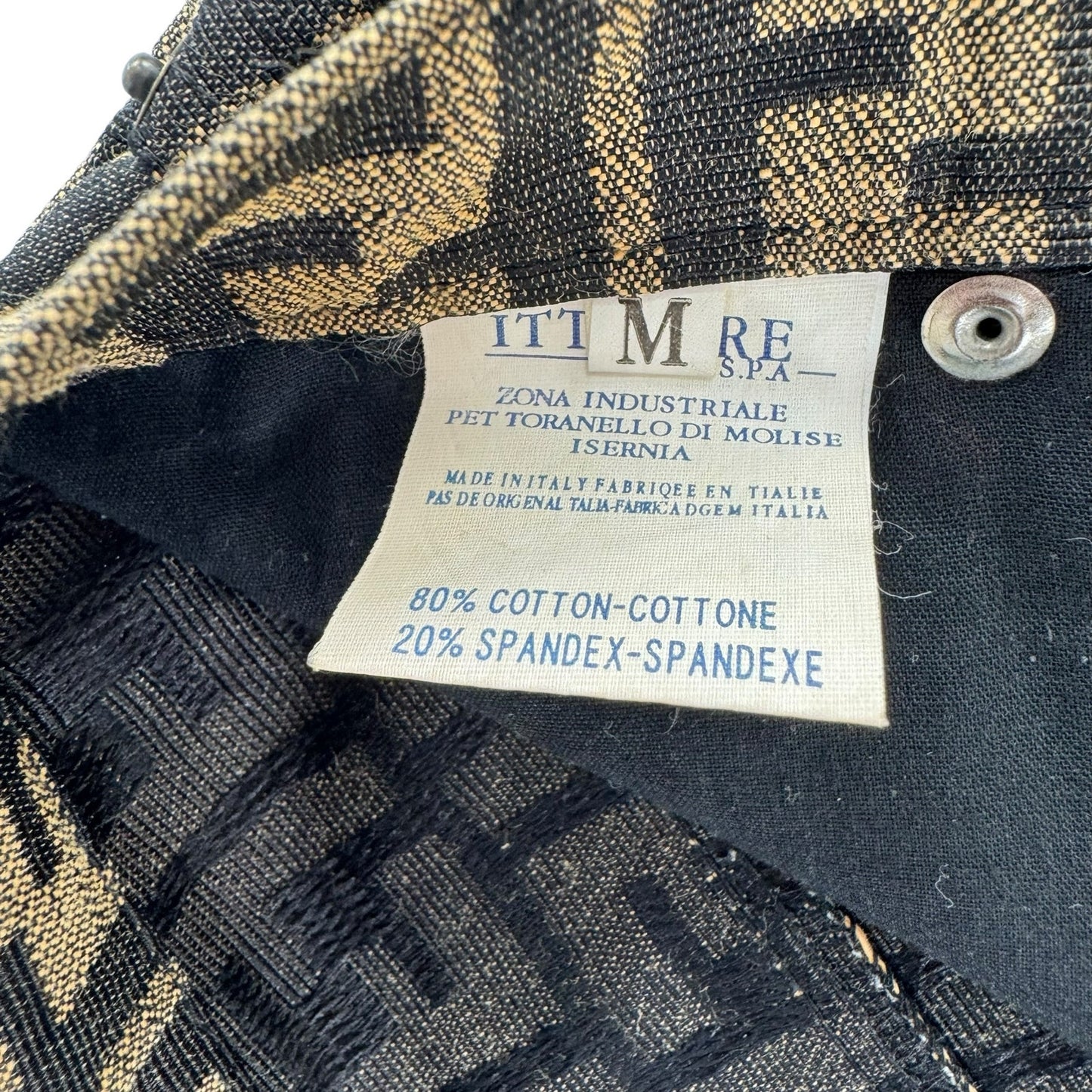 Fendi Vintage Zucca Print Pant