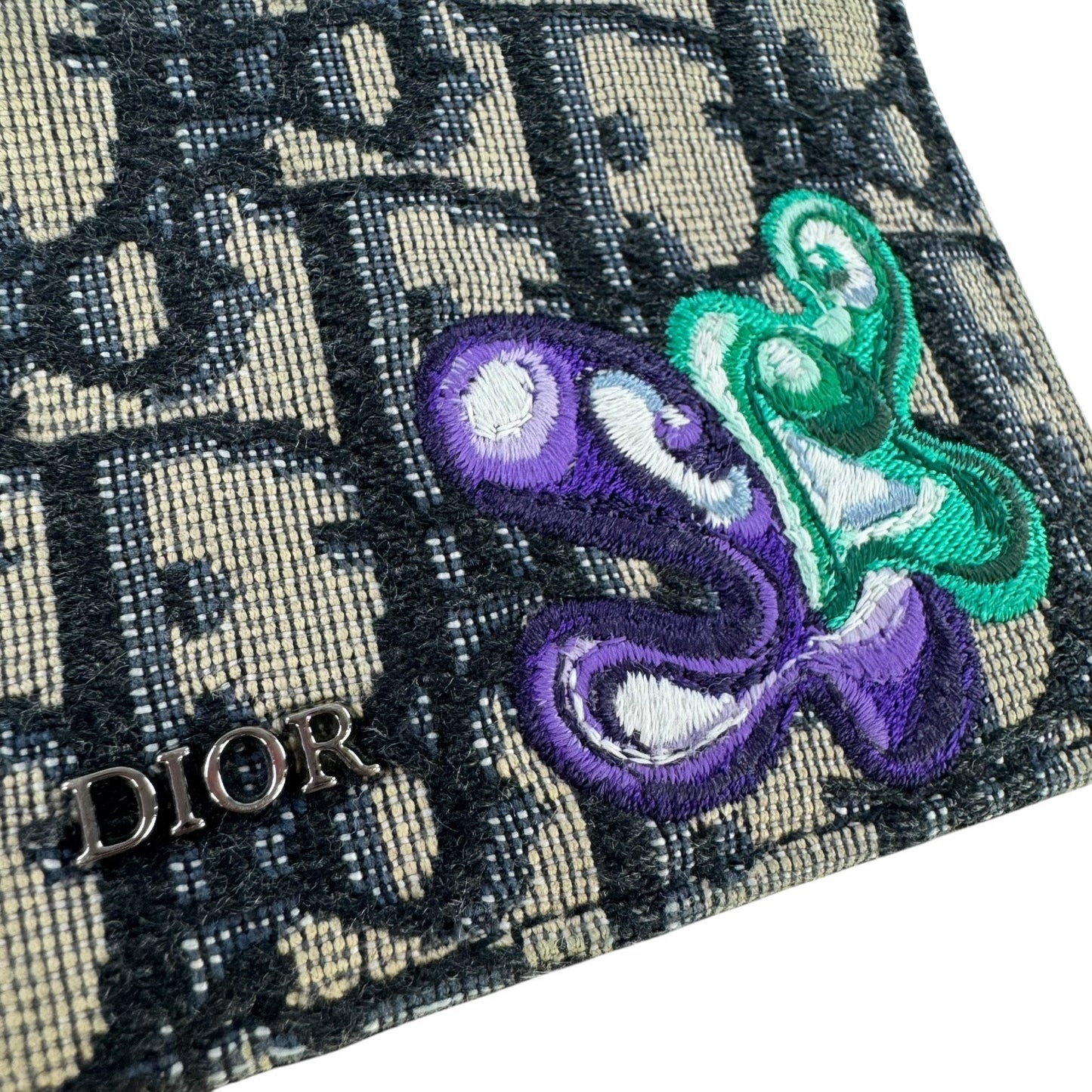 Dior x Kenny Scharf Trotter Zip Card Holder