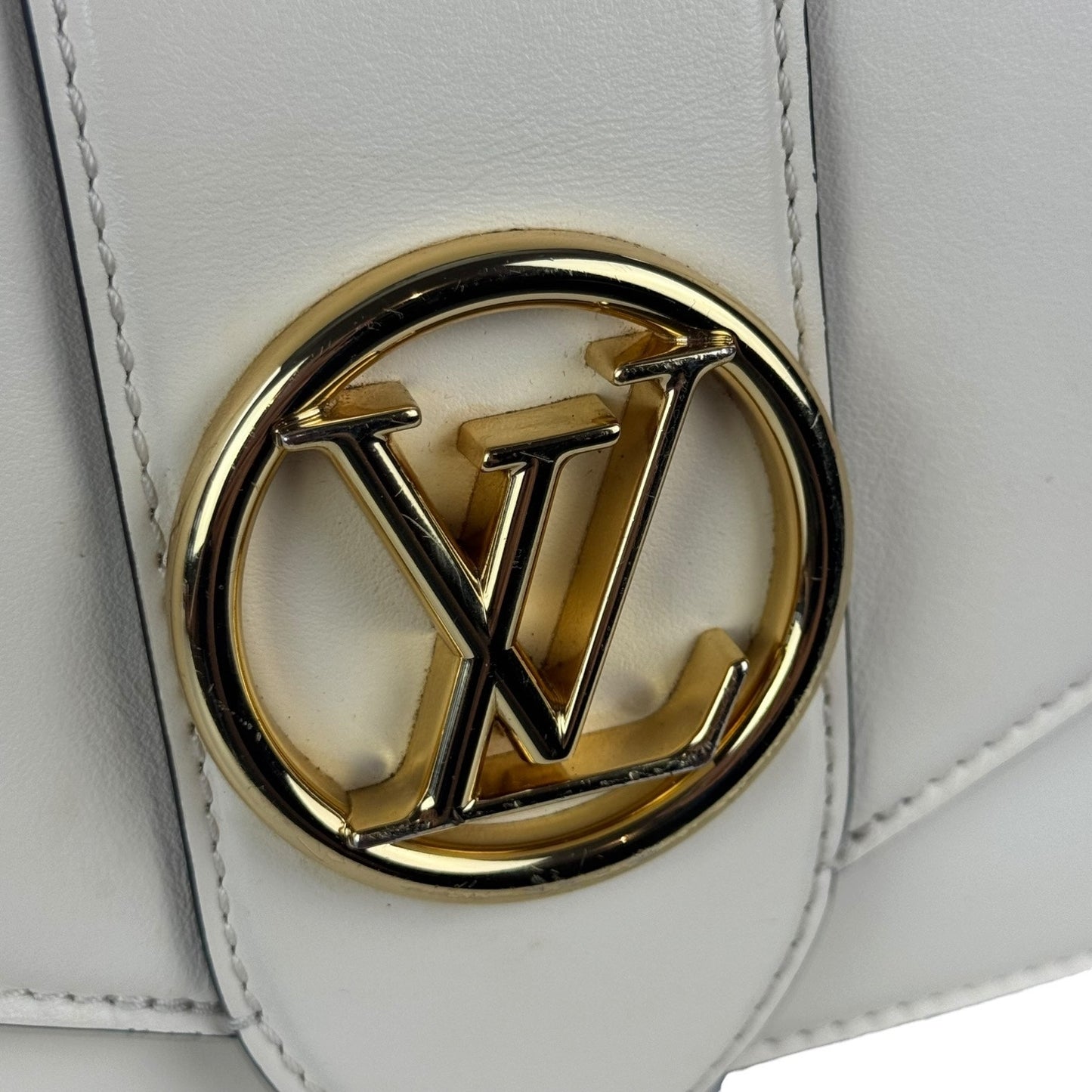 Louis Vuitton Smooth Calfskin Pont 9 Shoulder Bag