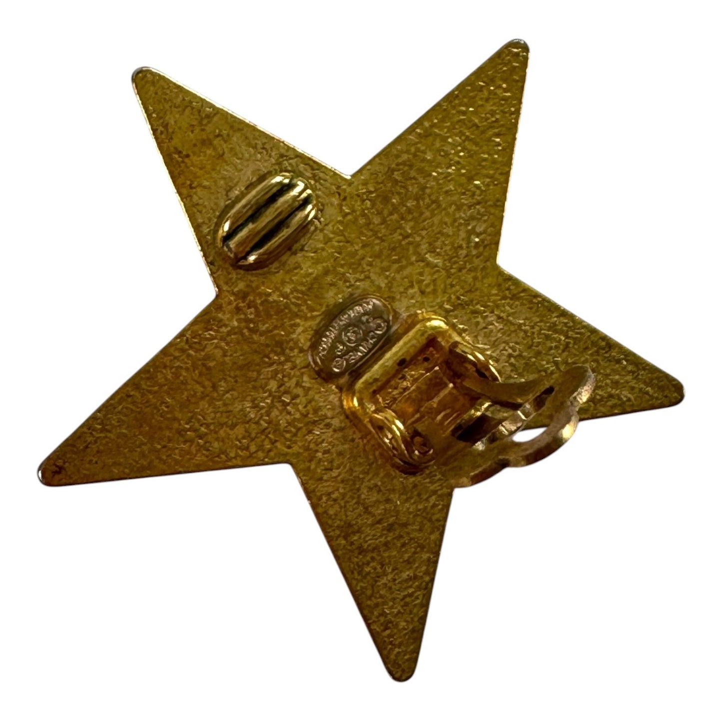 Chanel Vintage CC Star Earrings