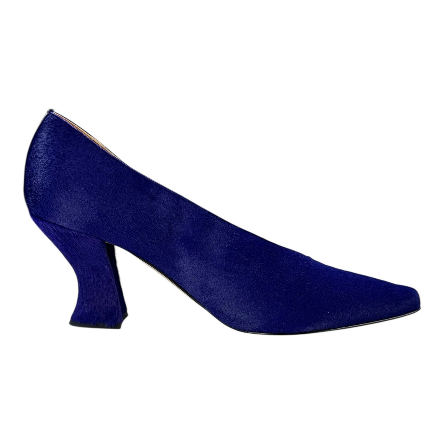 Bottega Veneta Purple Calf Hair Almond Pumps
