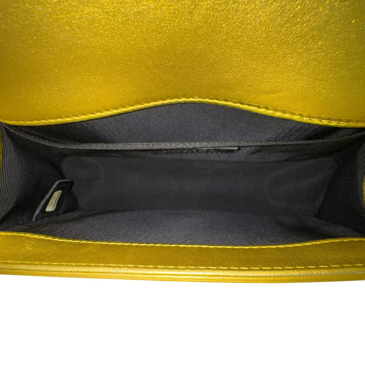 Chanel Small Patent Leather Boy Bag