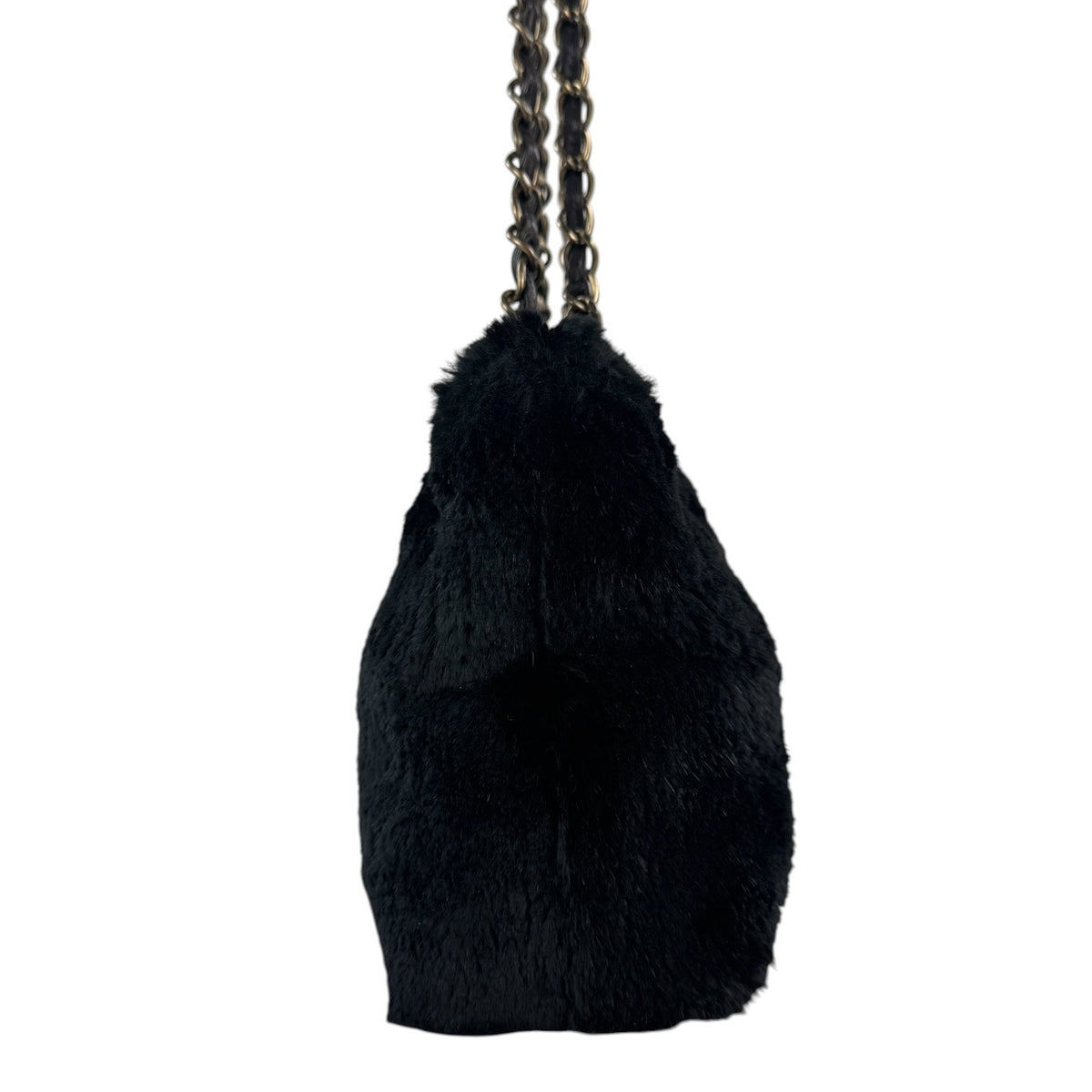 Chanel Vintage Rabbit Fur Shoulder Bag