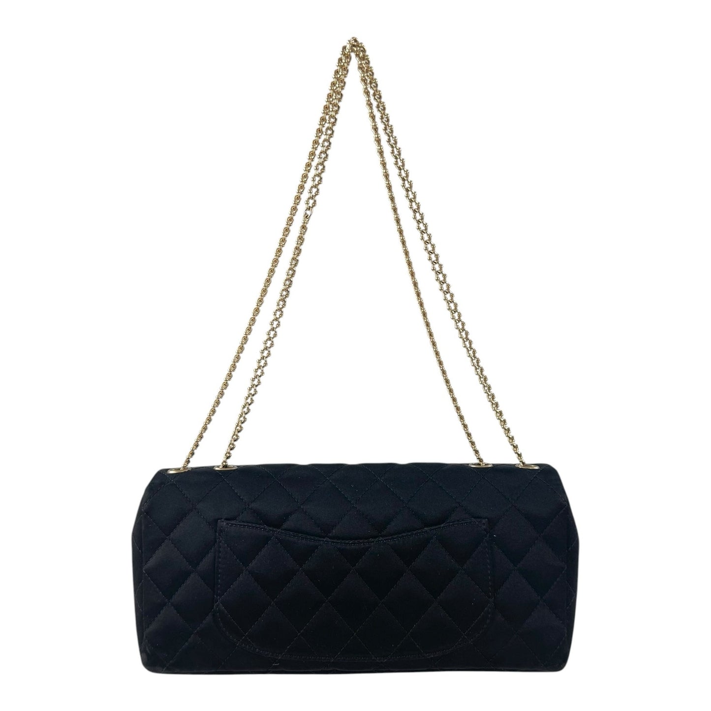 Chanel CC Jeweled Matelassé East West Flap Bag