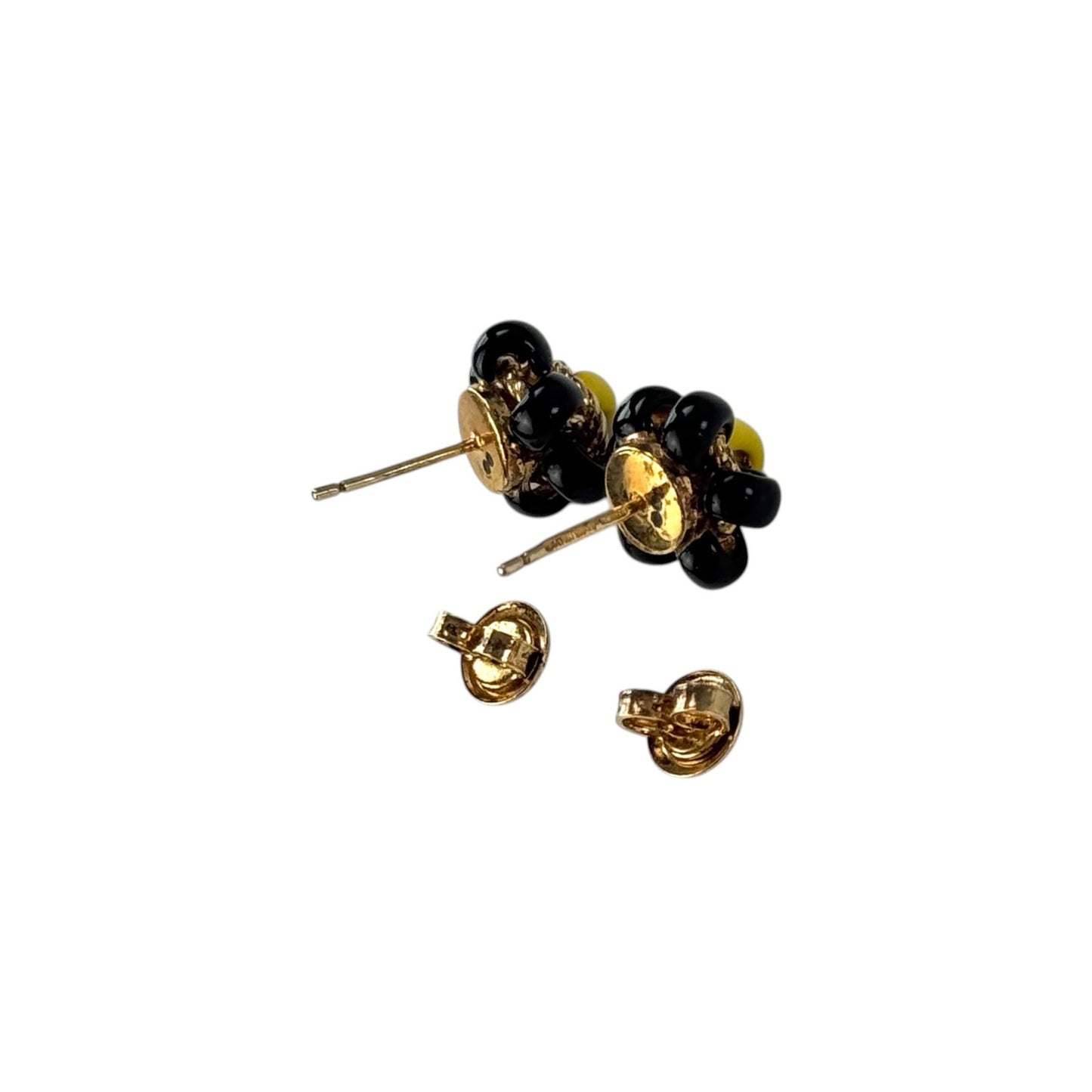 Bottega Veneta Beaded Flower Earrings