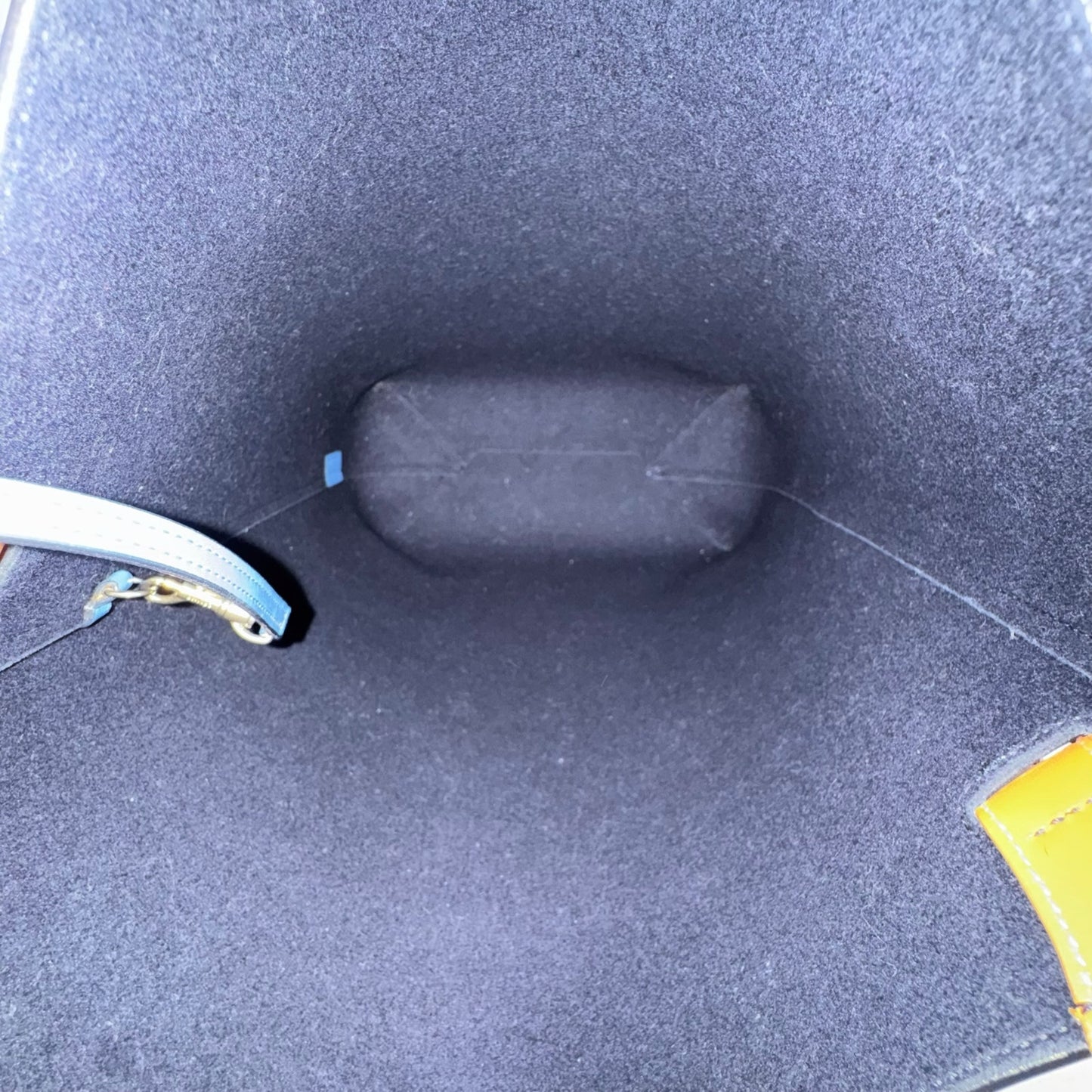 Celine Twisted Cabas Leather Tote Bag