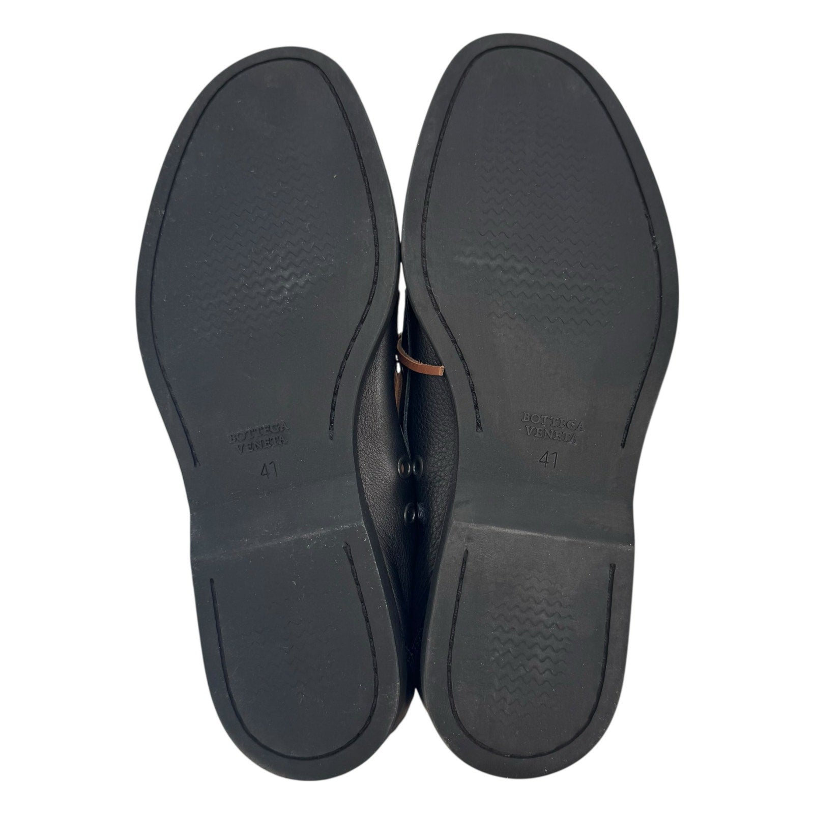 Bottega Veneta Leather Boat Shoes