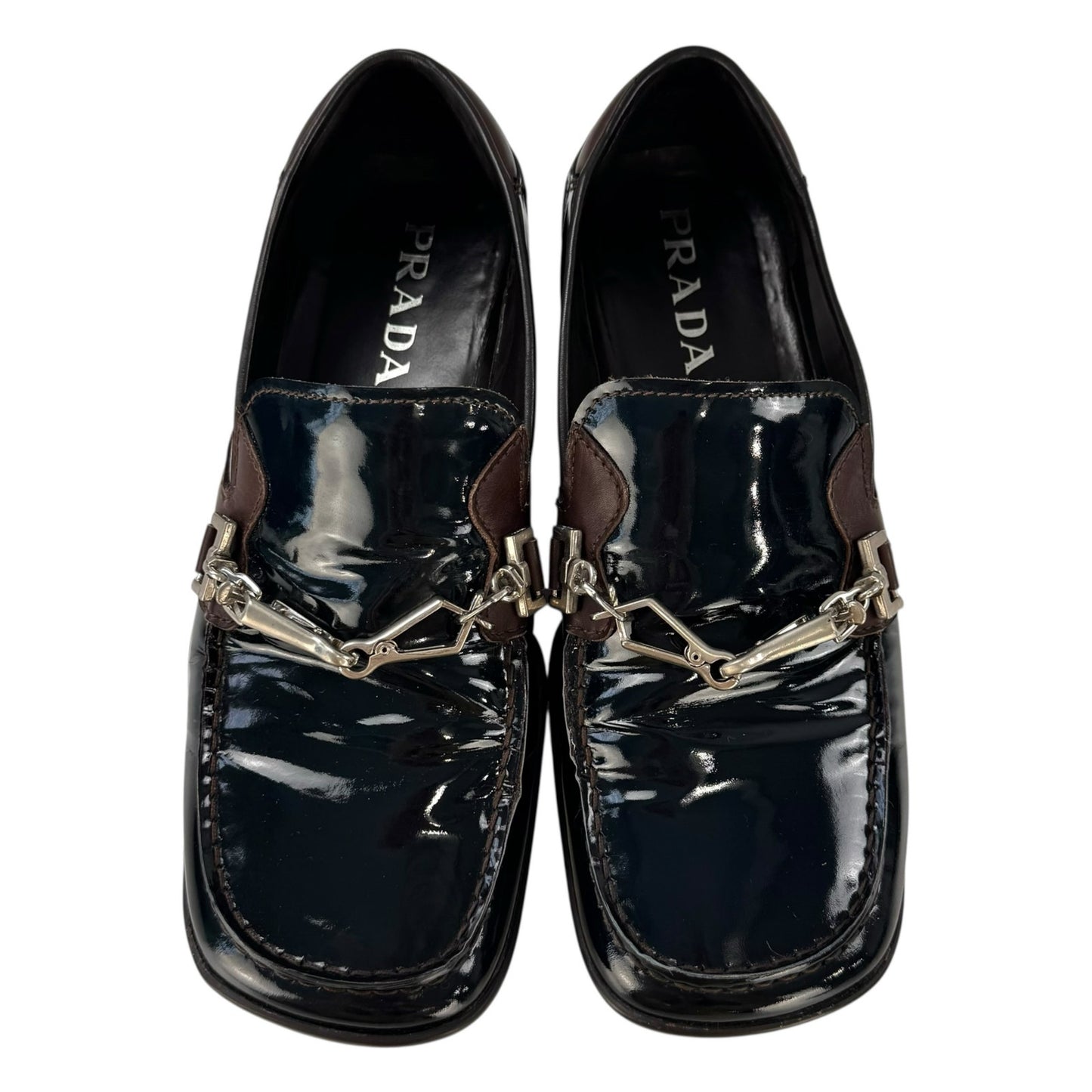 Prada Vintage Patent Leather Loafers