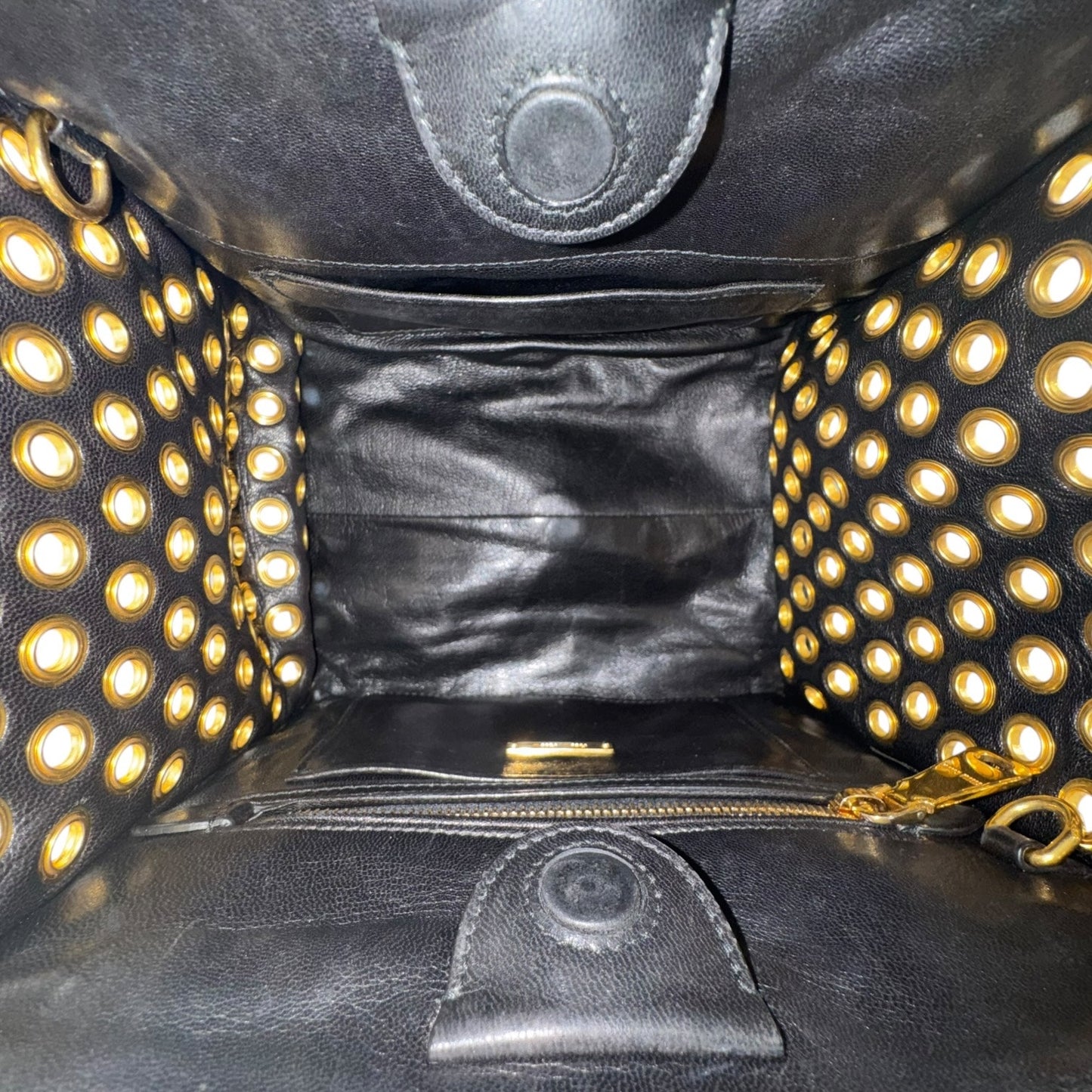 Miu Miu Biker Grommet Tote Bag