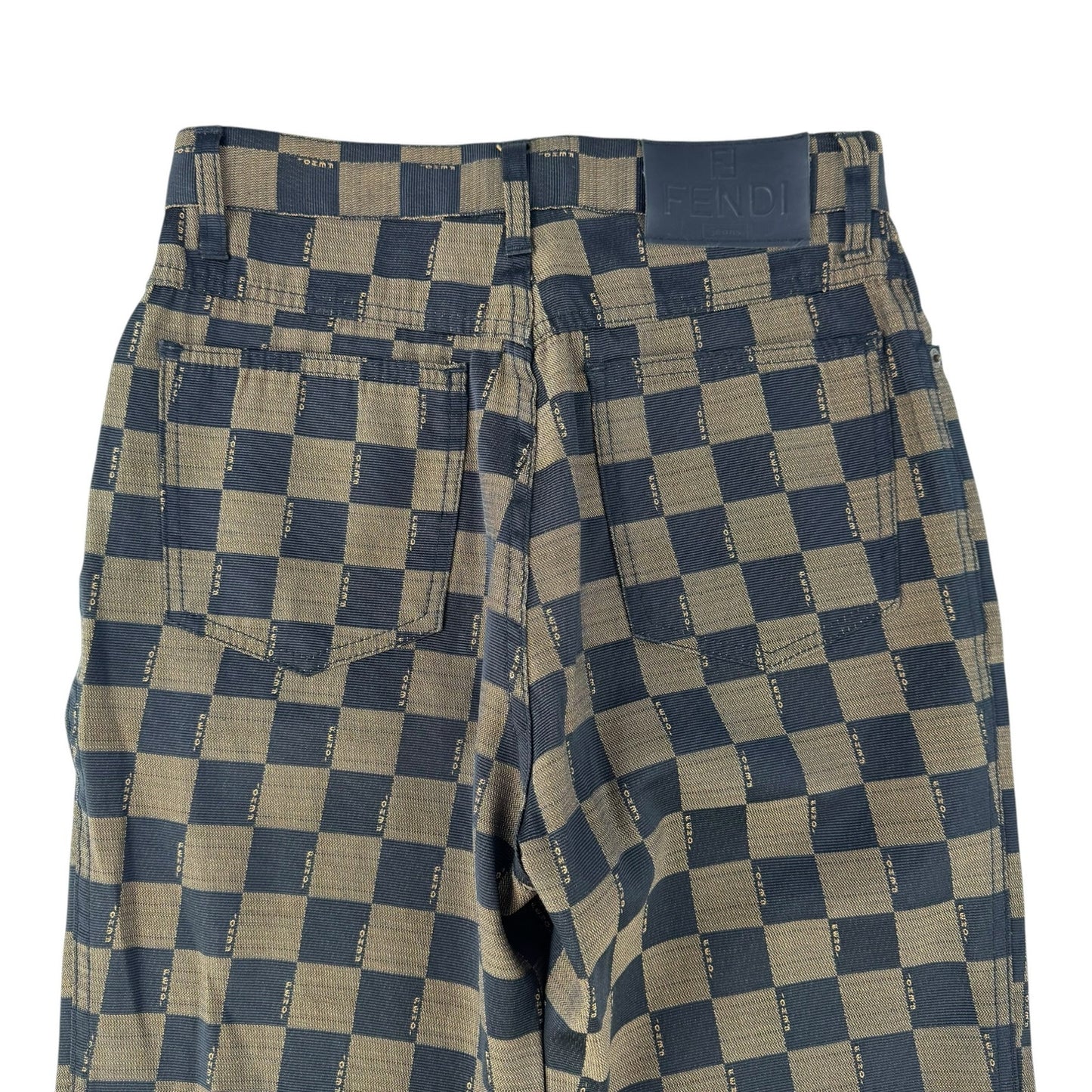 Fendi Vintage Checked Print Pant