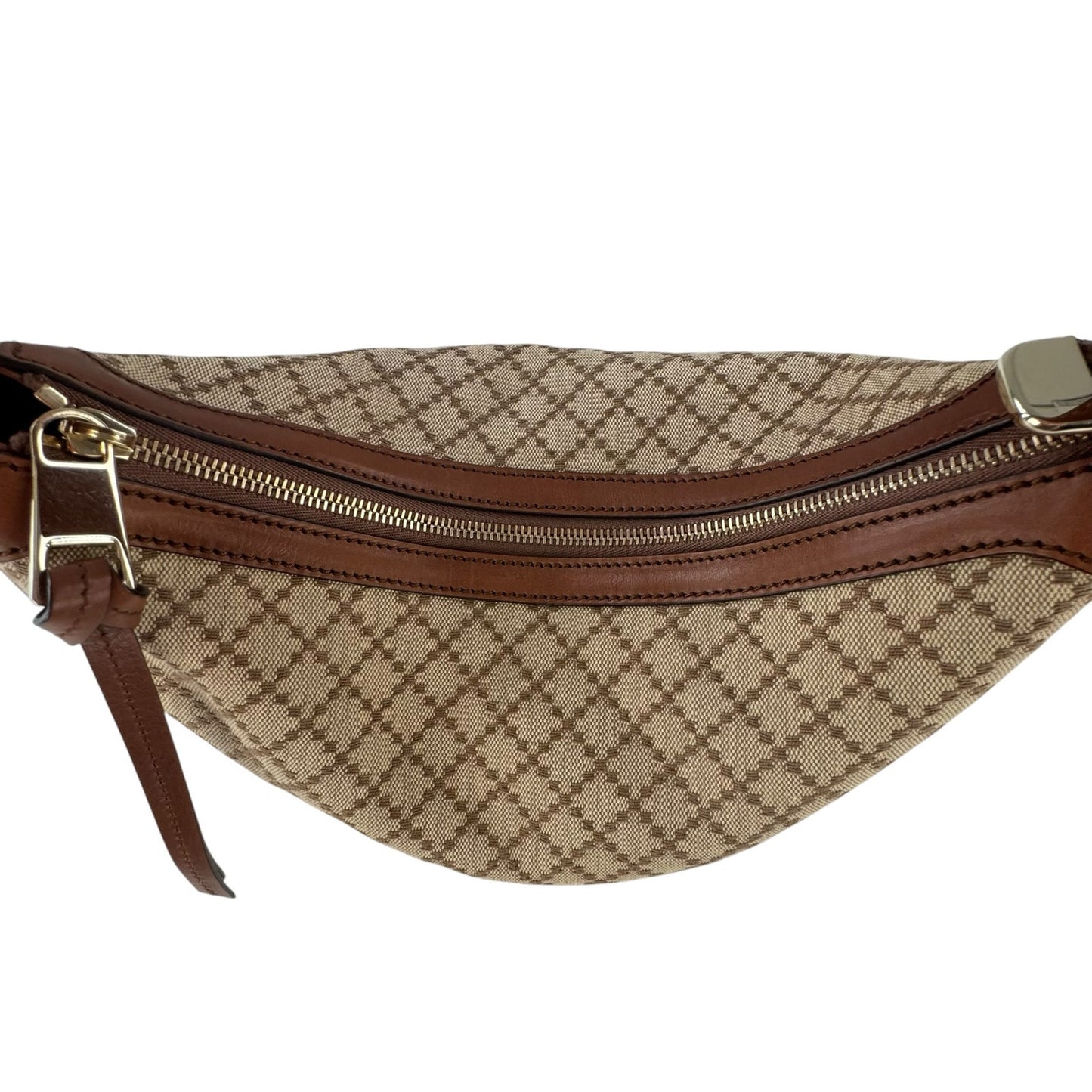 Gucci Diamante Leather Village Double G Hobo Bag
