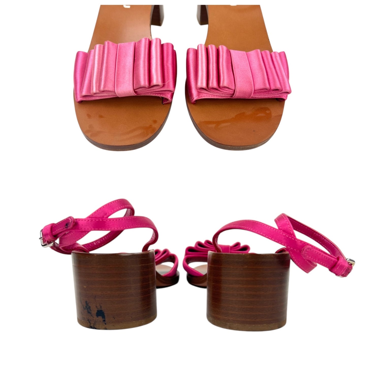 Miu Miu Satin Ribbon Sandals