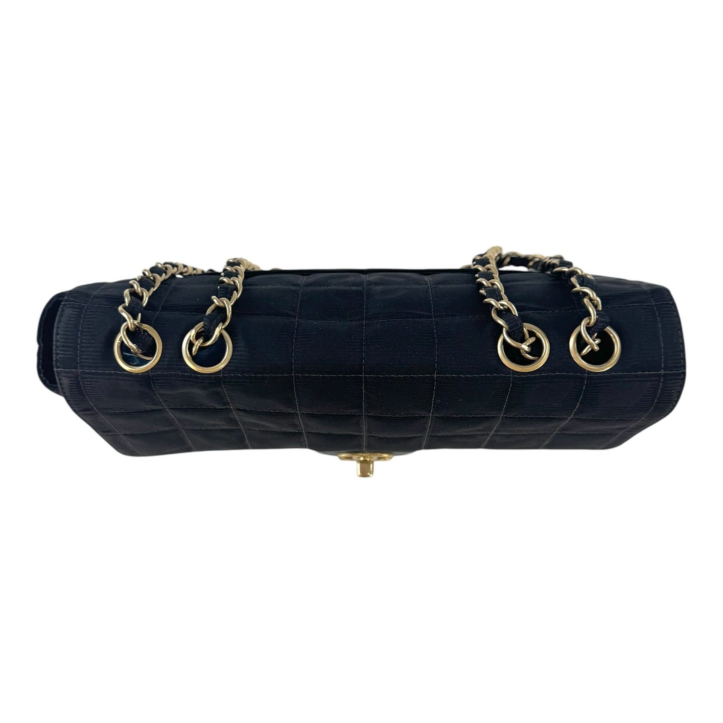 Chanel Vintage Travel Line Chocolate Bar Flap Bag