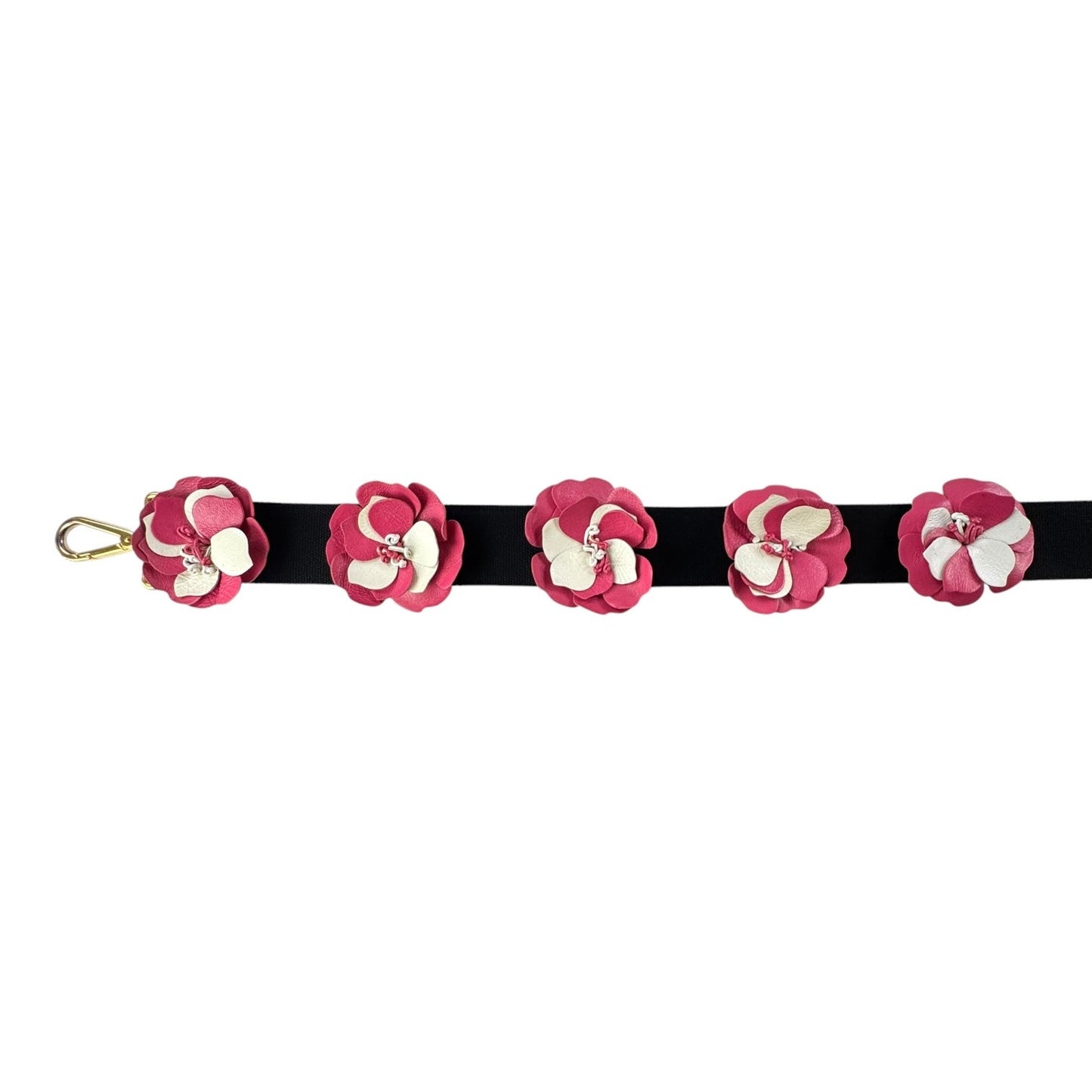 Prada Leather Flower Strap