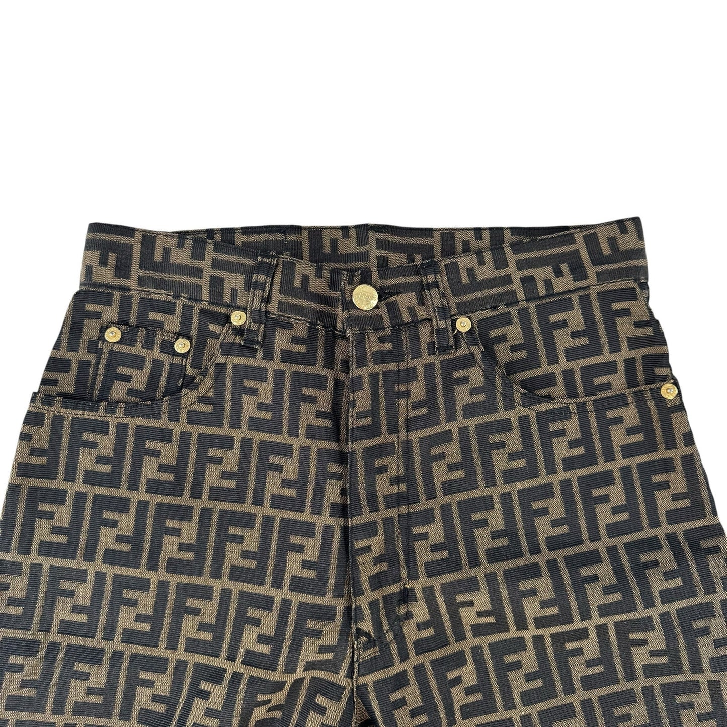 Fendi Vintage Zucca Print Pant