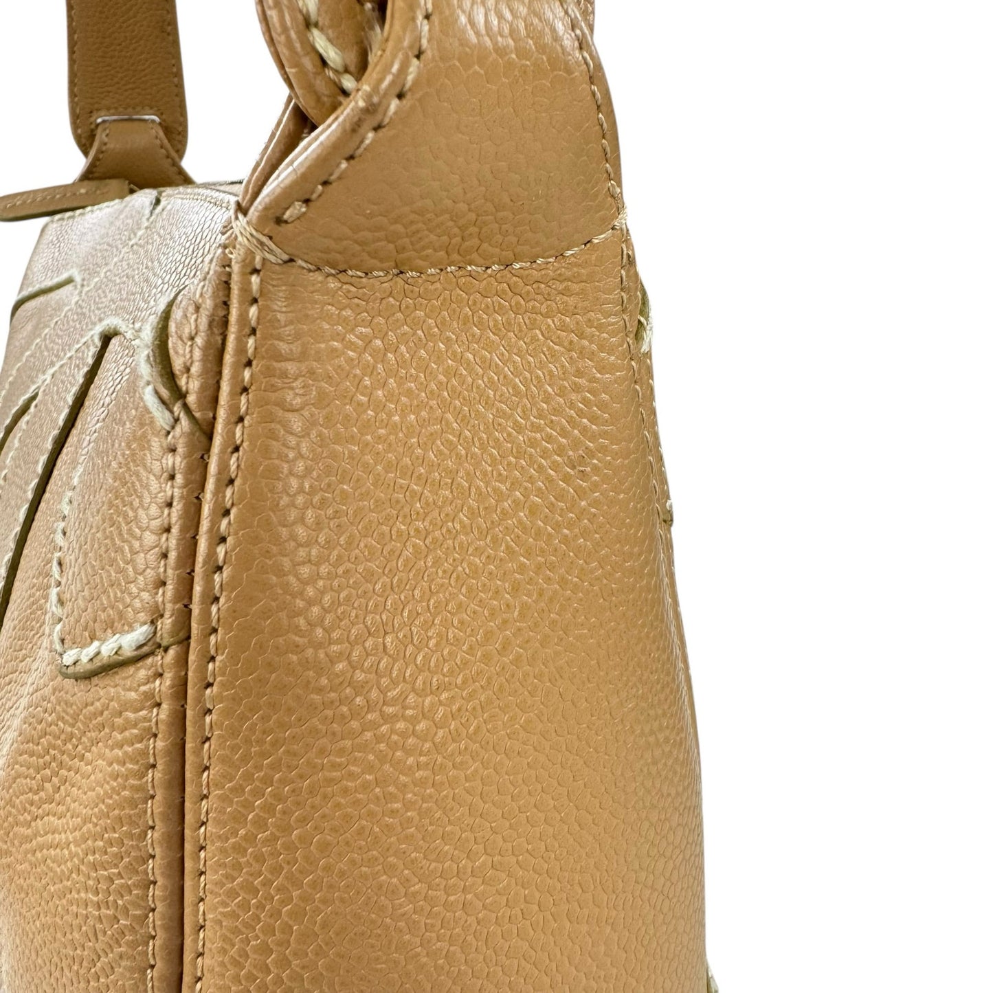 Chanel Vintage CC Stitched Shoulder Bag