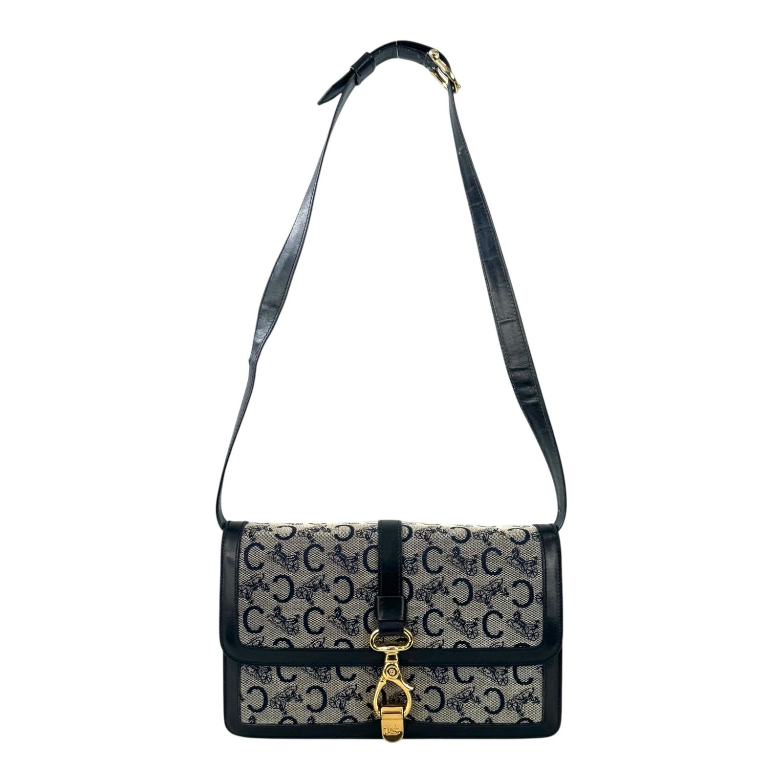 Celine Vintage Triomphe Shoulder Bag