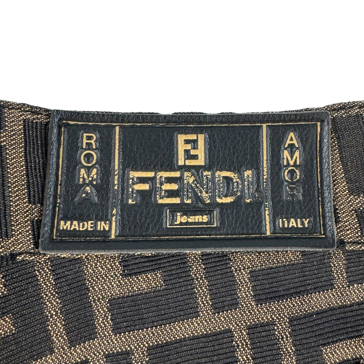 Fendi Vintage Zucca Print Pant