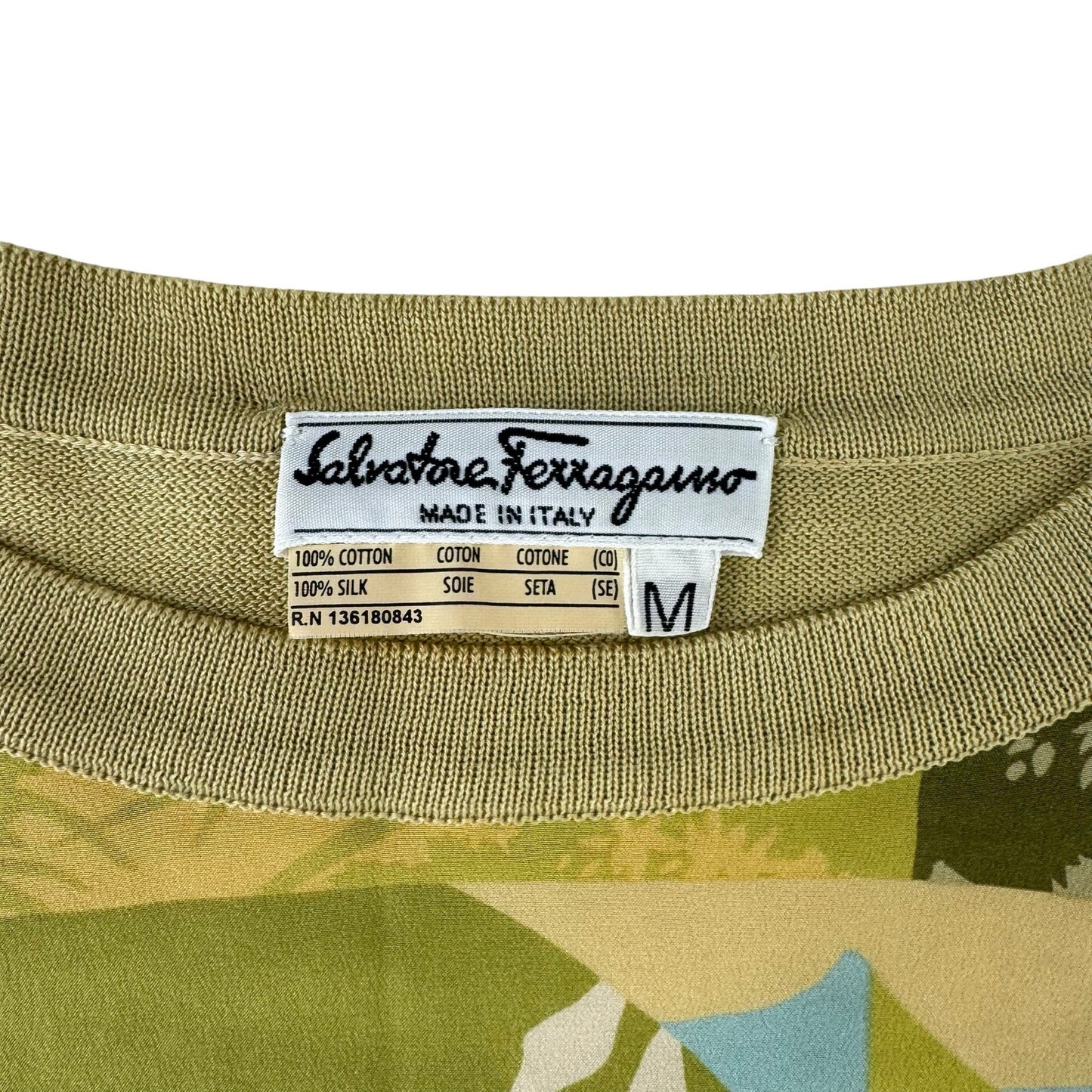 Ferragamo Silk Short Sleeve Shirt