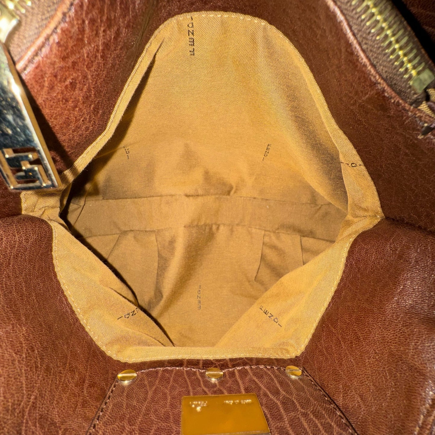 Fendi Mia Leather Shoulder Bag