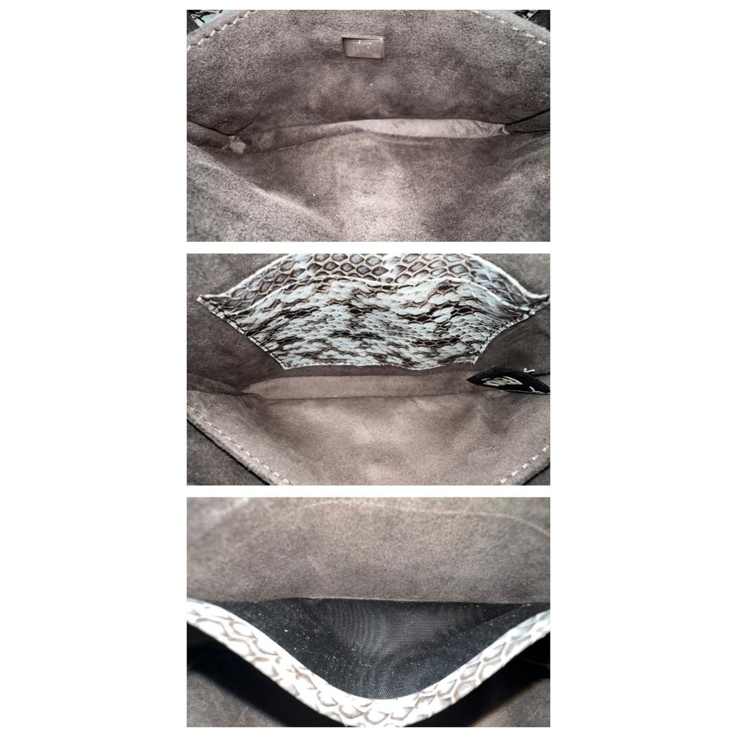 Fendi Python Mini MicroWaves Crossbody Bag